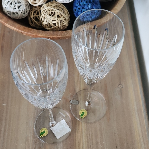 🥂 Waterford Crystal Mara Flutes – Set of 2, 9.5 oz, NIB, Elegant Crystal Design - Picture 5 of 16